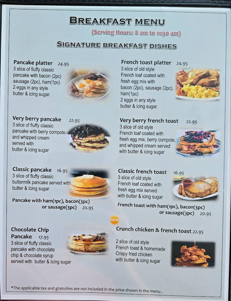 Lakeview Restaurant Menu - Image 3